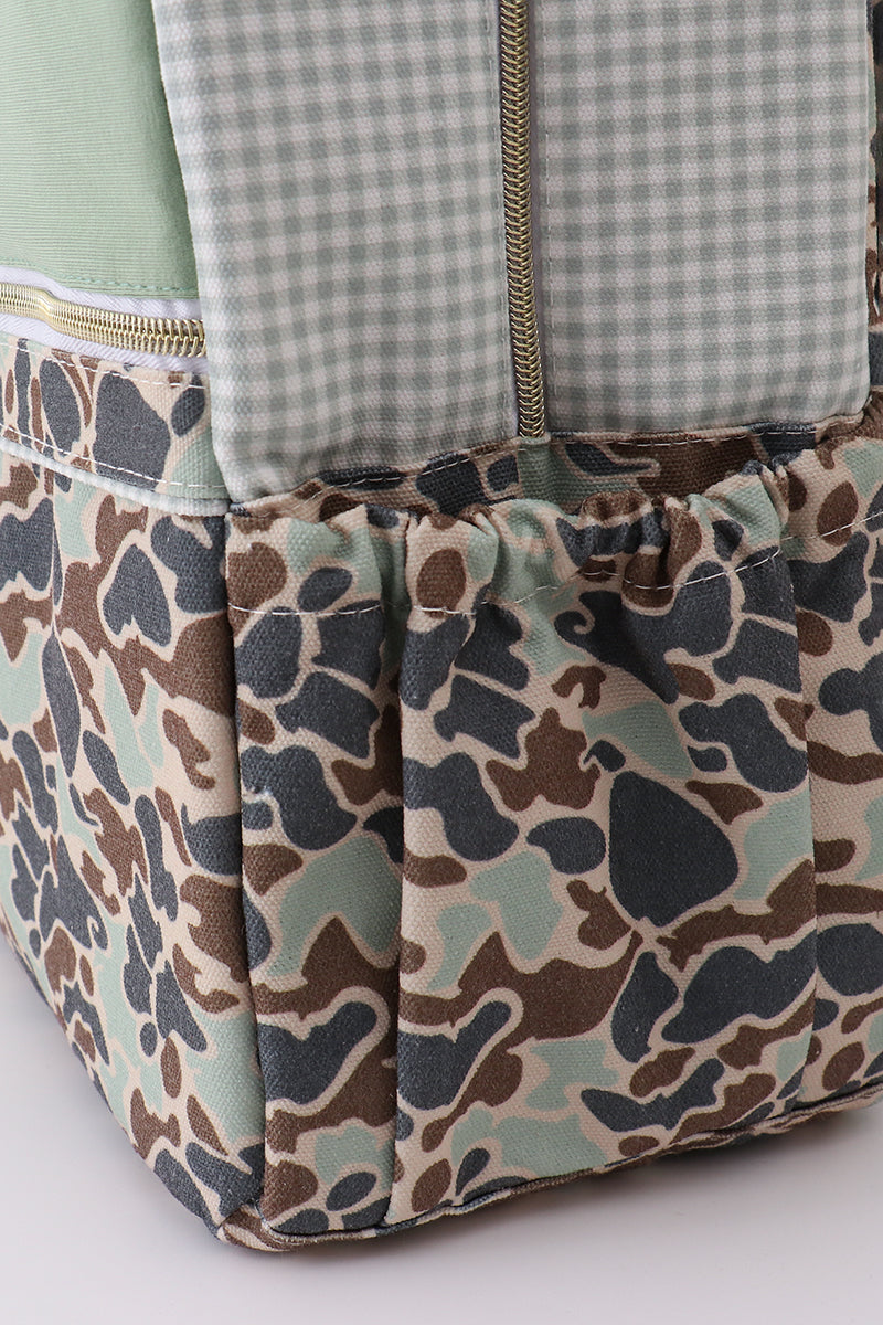 Camouflage deer print backpack