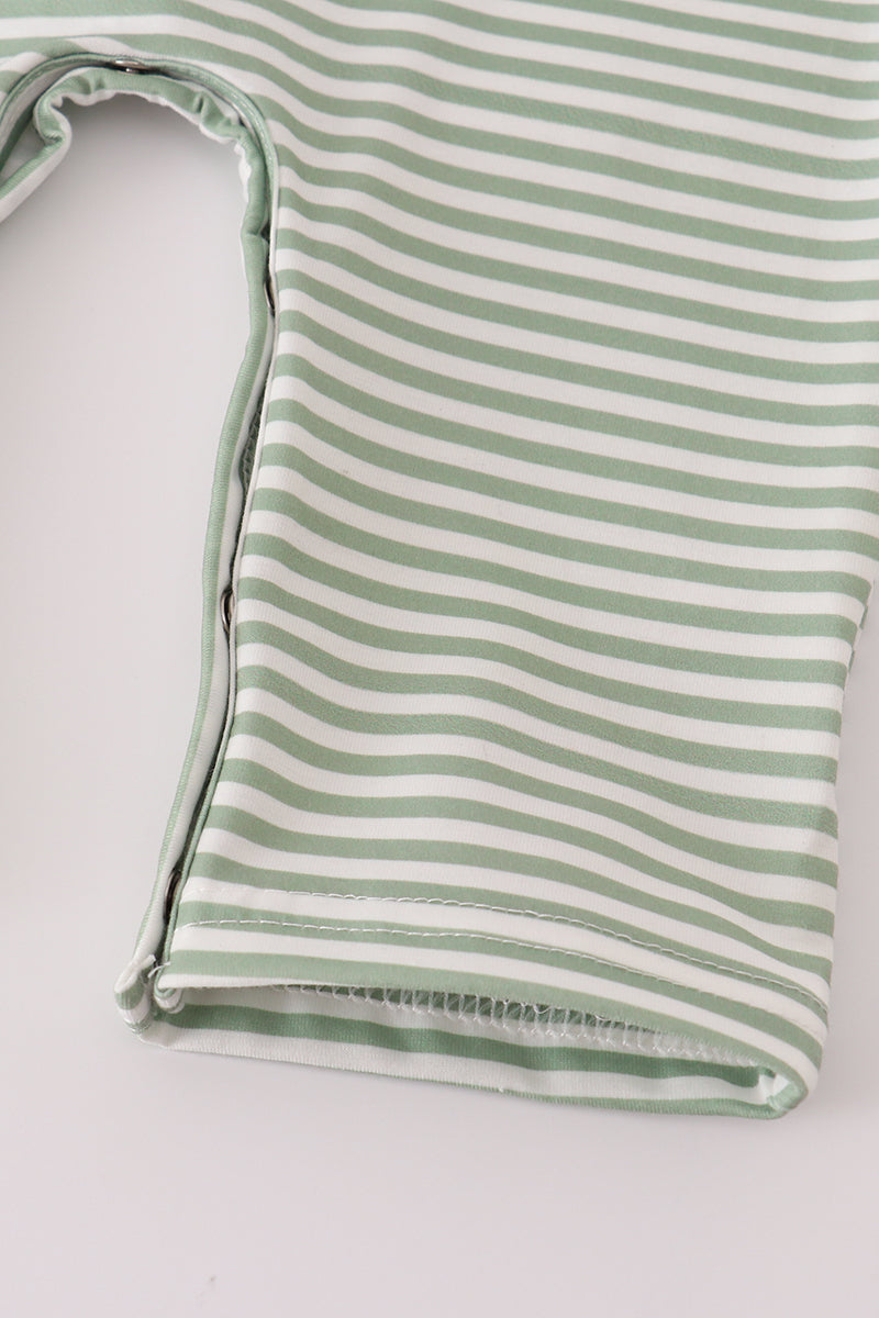 Green turkey french knot stripe jonjon
