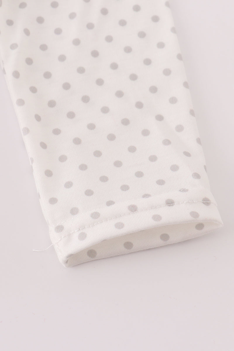 Alabama polka dot elephant french knot bubble