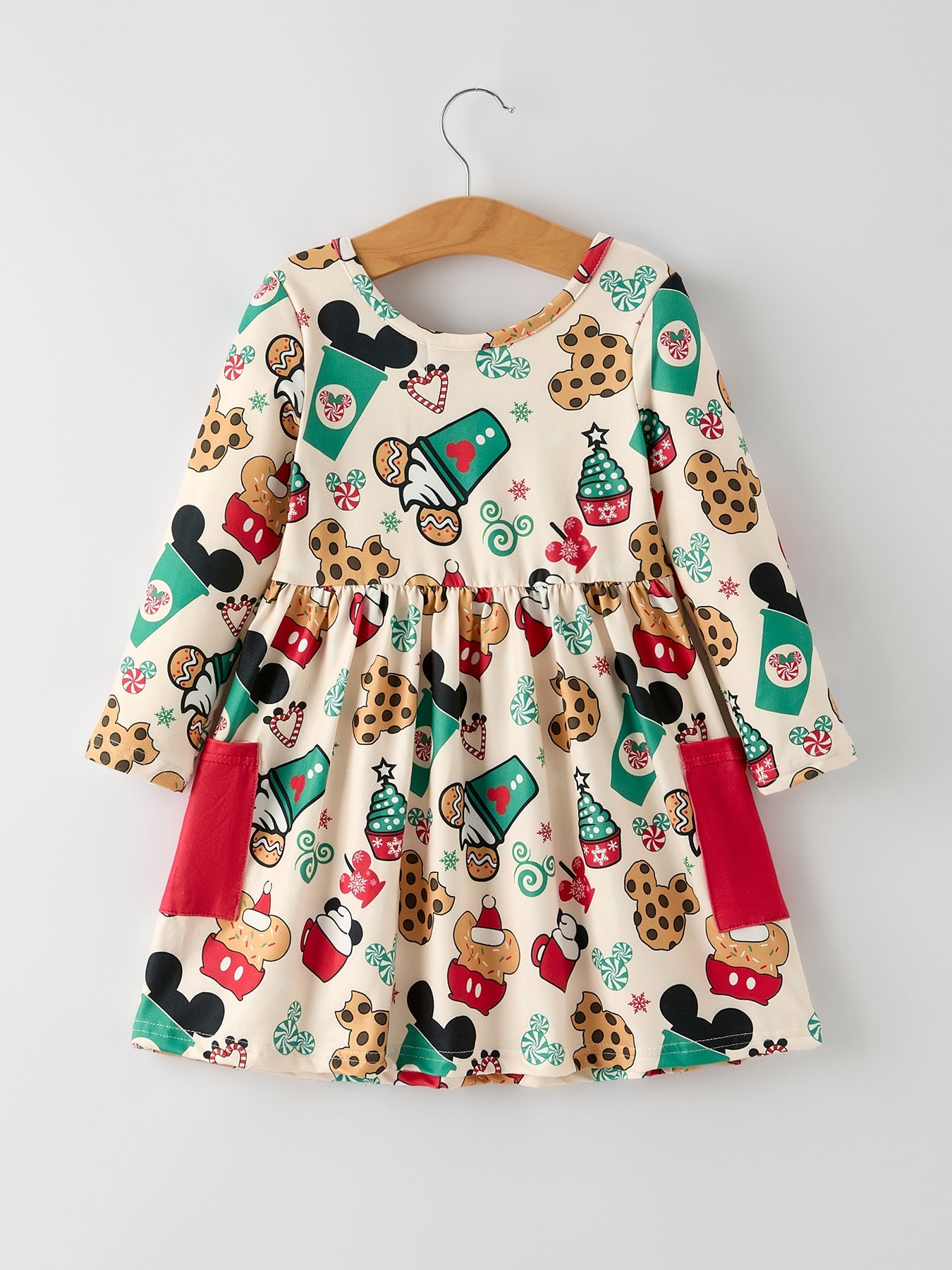 Christmas Merry Moments: Cupcakes, Cookies, and Candy Holiday Dress for Girls