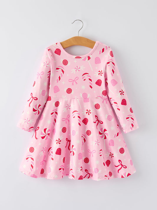 Christmas Sweet Candy Dress: Colorful Candies Prints