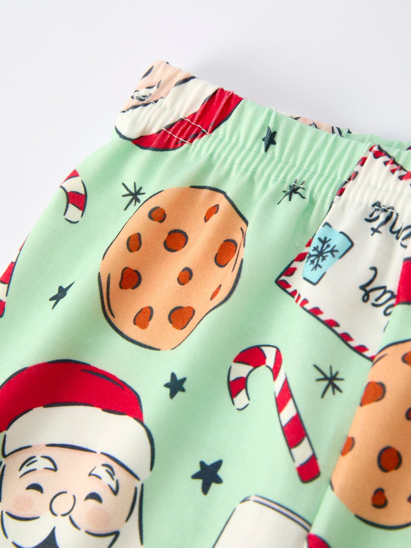 Christmas "Cookies for SANTA, Milk for Me" Girls Outfit