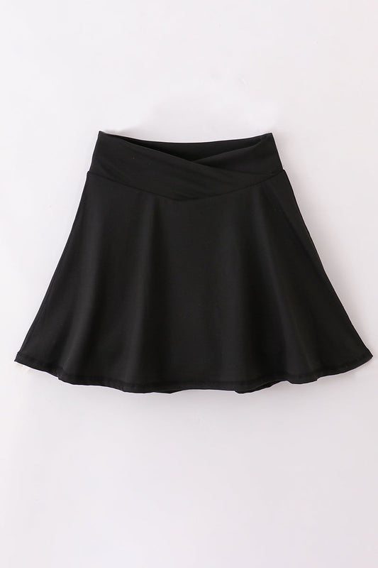 Black mom&me active skorts