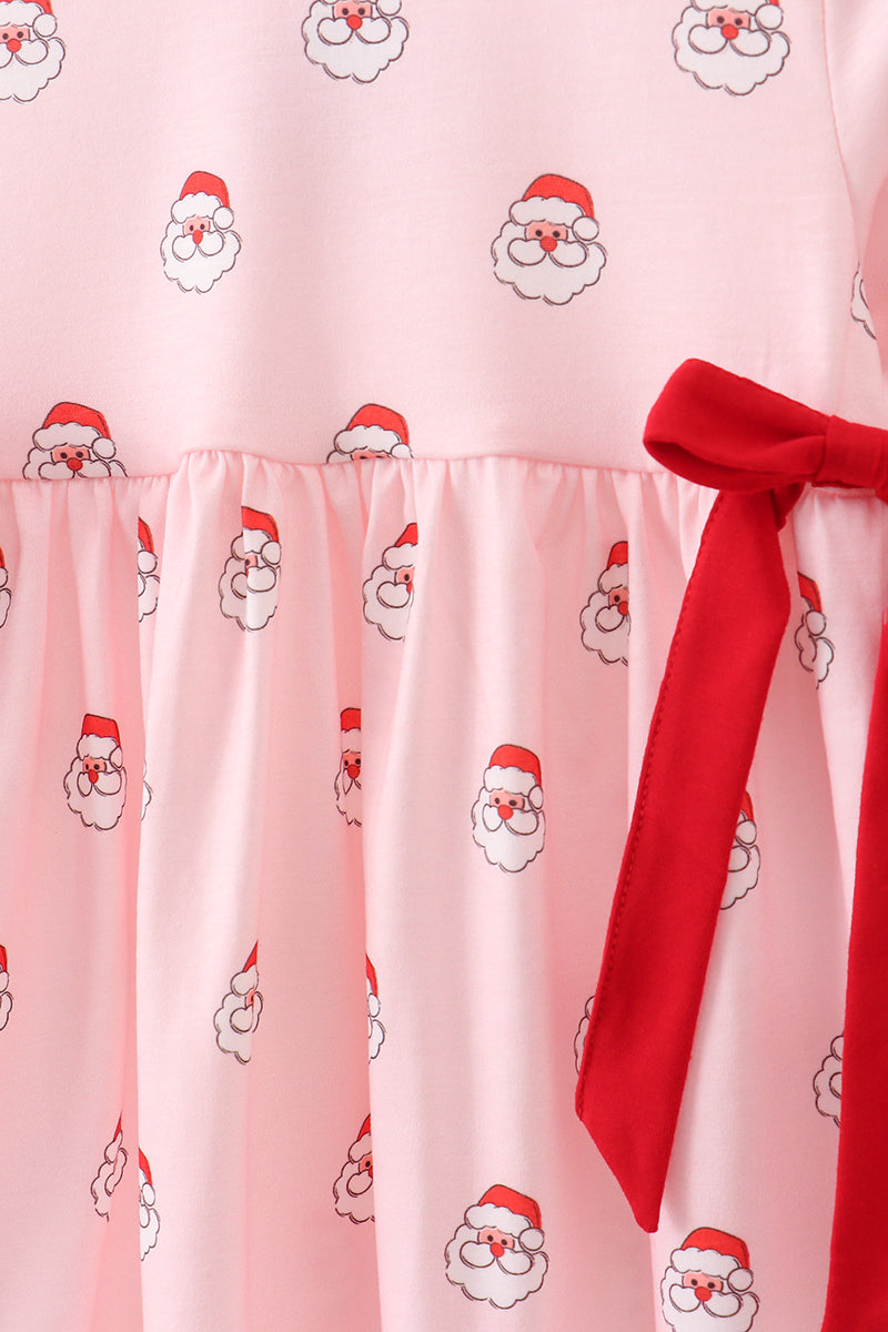 Christmas santa claus print pants set