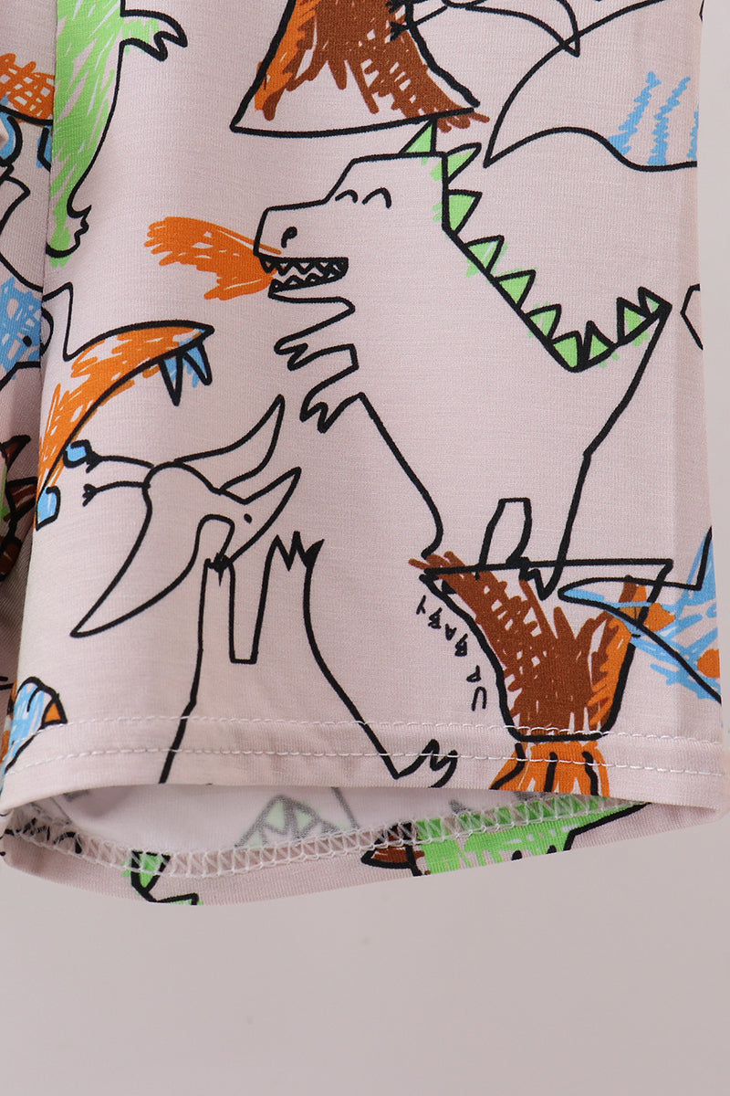 Dinosaur bamboo pajama set