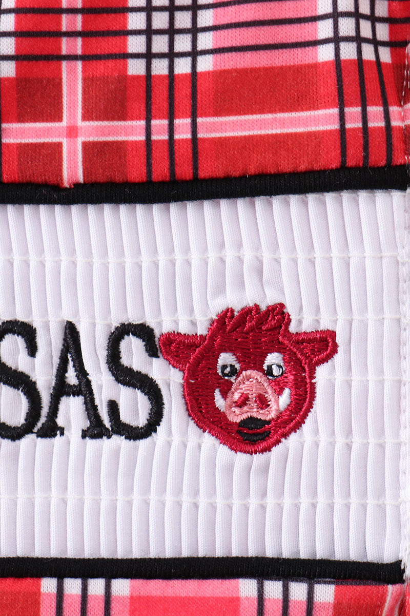 Arkansas smocked plaid jonjon